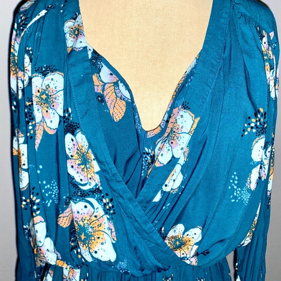 Free People Tuscan Dreams Printed Tunic sz M - Picture 13 of 15